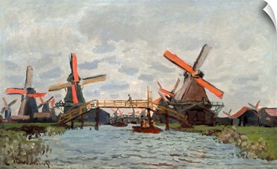 Mills At Westzijderveld Near Zaandam, 1871