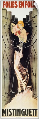 Mistinguett On Poster, 1933