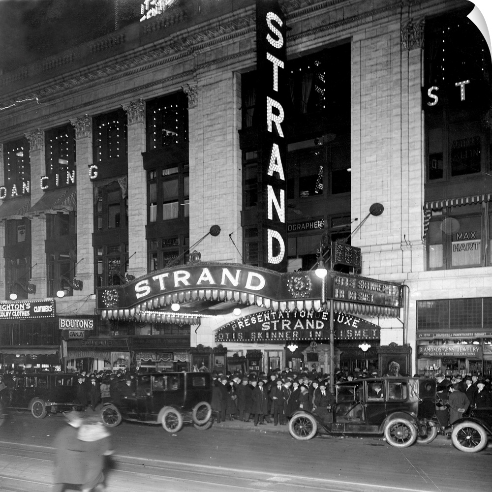 The Strand, in Times Square, New York City, 1920.