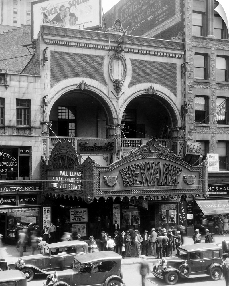 The Newark movie theater in Newark, New Jersey. Photographed c1925.