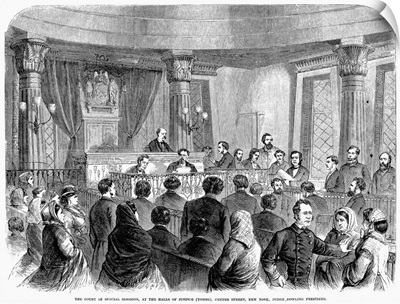 NYC: Courtroom, 1866