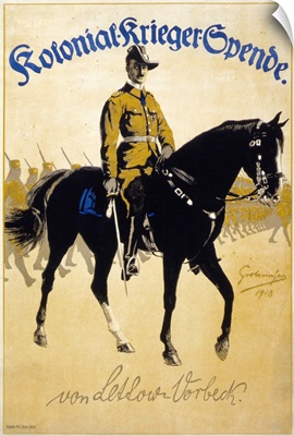 Paul Von Lettow-Vorbeck, Poster for Colonial War Funds