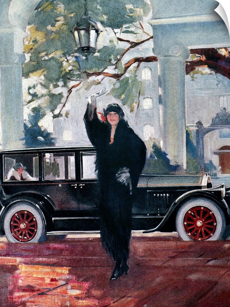 Pierce-Arrow automobile advertisement from an American magazine, 1925.