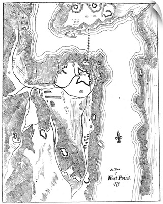 Plan Of West Point, 1779