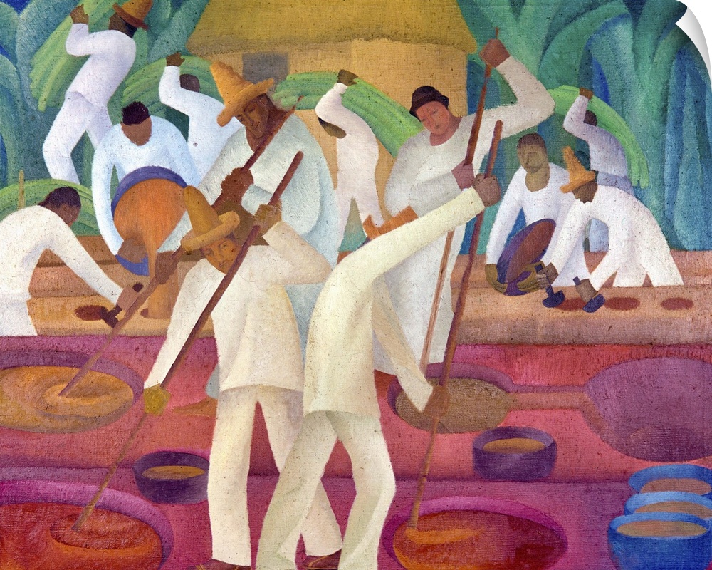 'El Trapiche' (The Mill). Painting by Fermin Revueltas, c1925.