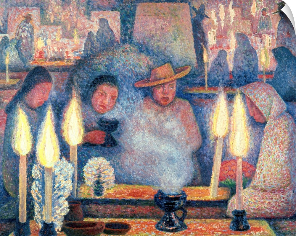 'The Wake.' Oil on masonite by Diego Rivera, 1926.