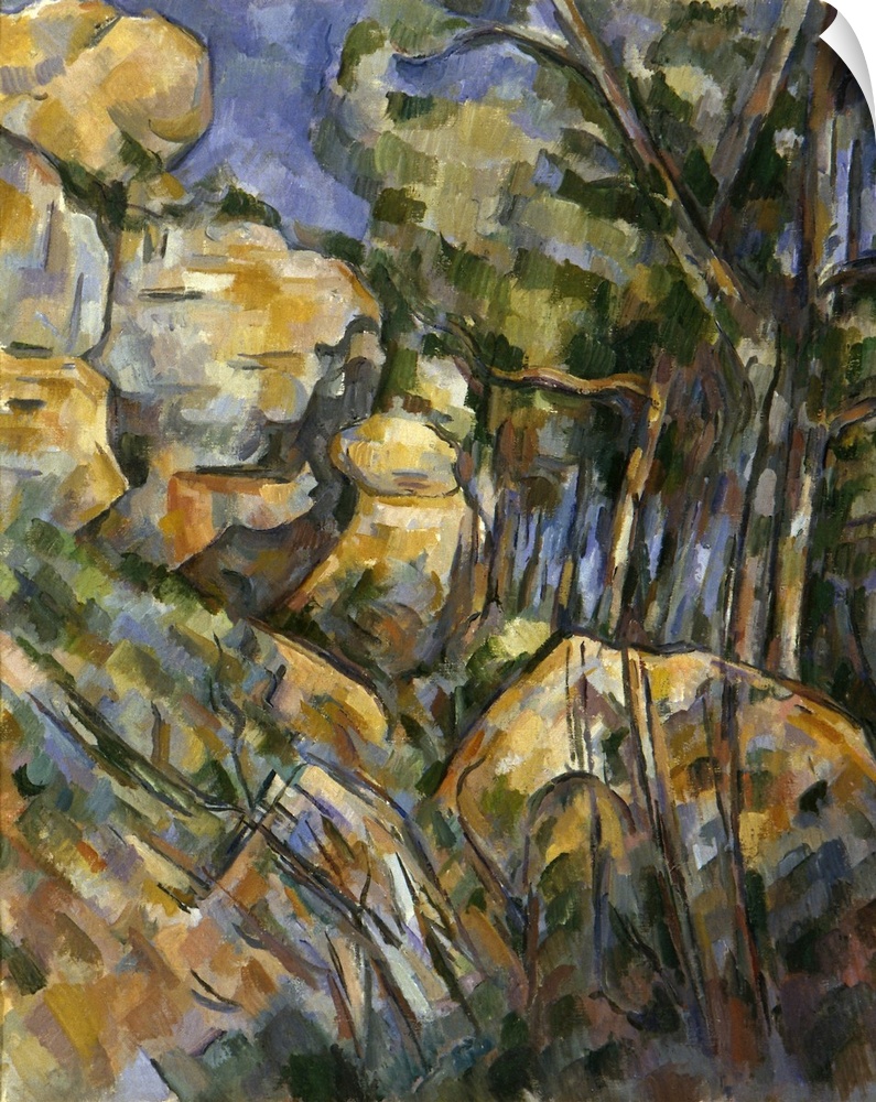 Cezanne, Rocky Ridge, C1904. 'Rocky Ridge Above Chateau Noir.' Oil On Canvas By Paul Cezanne, C1904.