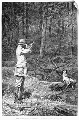 Ruffed Grouse Shooting In Pennsylvania - A Chance For A Double, 1881