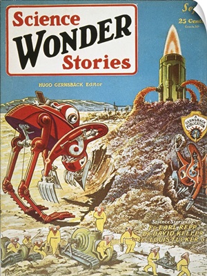 Sci-Fi Magazine Cover, 1929