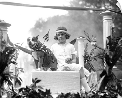 Sergeant Stubby, the most decorated war dog of World War I, 1921