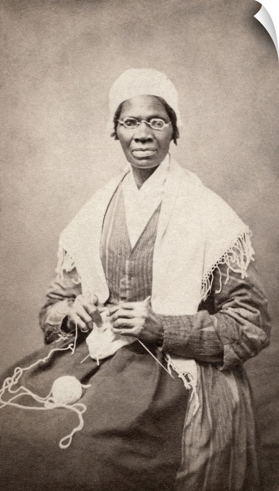 SOJOURNER TRUTH (c1797-1883). Born Isabella Baumfree. American abolitionist and women's rights activist. Carte de visite p...