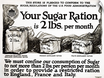 Sugar Ration, 1917