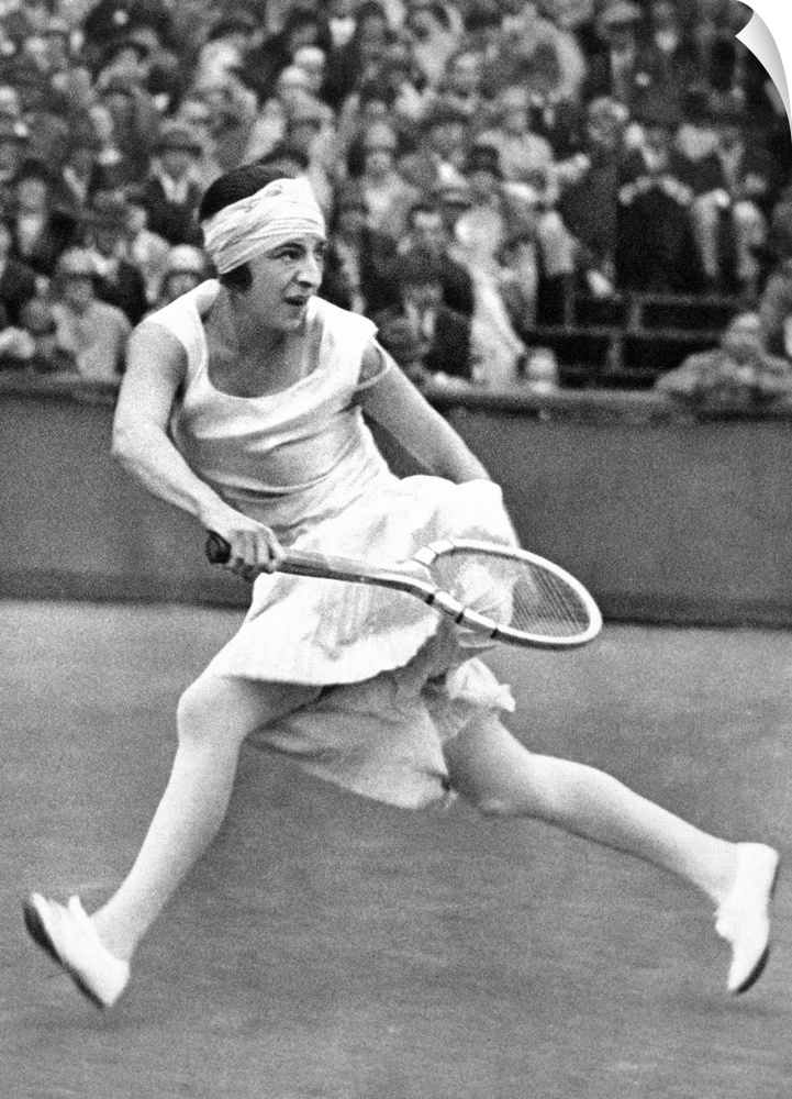 French tennis player. Photographed in 1926.