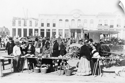 Texas, Market, 1887