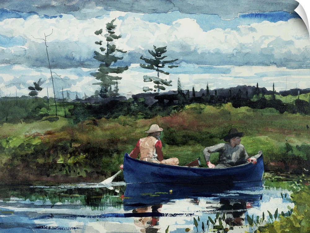 Homer, the Blue Boat, 1892. Watercolor On Paper, Winslow Homer, 1892.