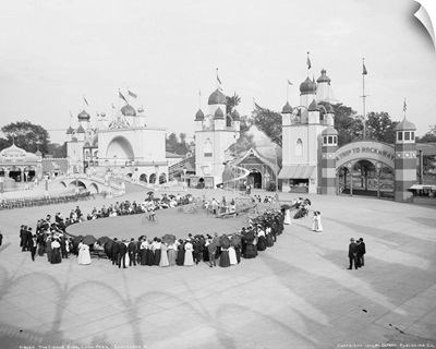 The circus at Luna Park in Cleveland, Ohio, 1905
