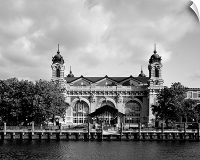 The main building on Ellis Island in New York Harbor, now the Immigration Museum