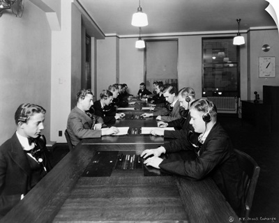 The new quotation room at the New York Stock Exchange, 1928