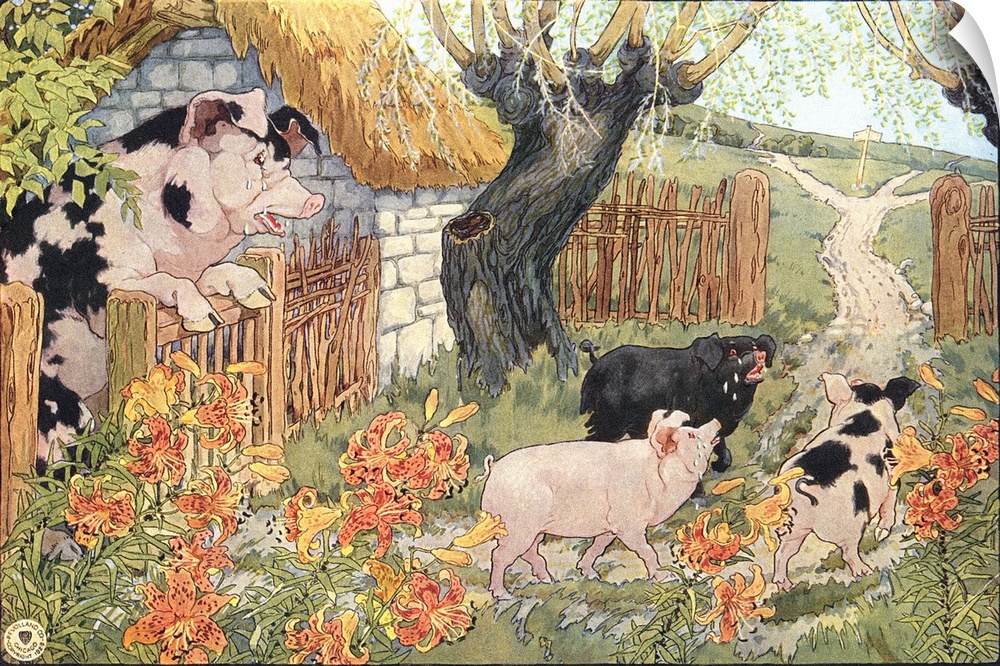 Illustration by Frederick Richardson for a 1923 collection of children's stories.