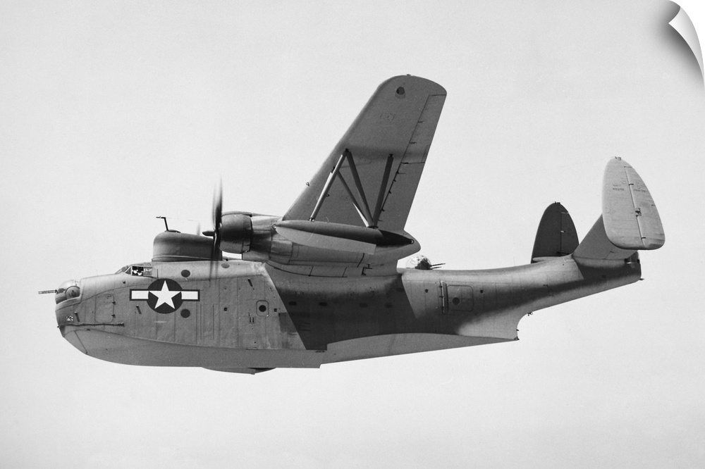 A Martin PBM Mariner flying 'boat' in World War II.