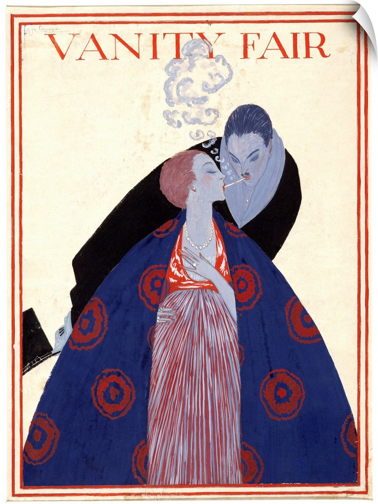 Cover of 'Vanity Fair,' illustrated by Georges Lepape, December 1919.