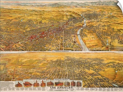 View Of Los Angeles, 1894