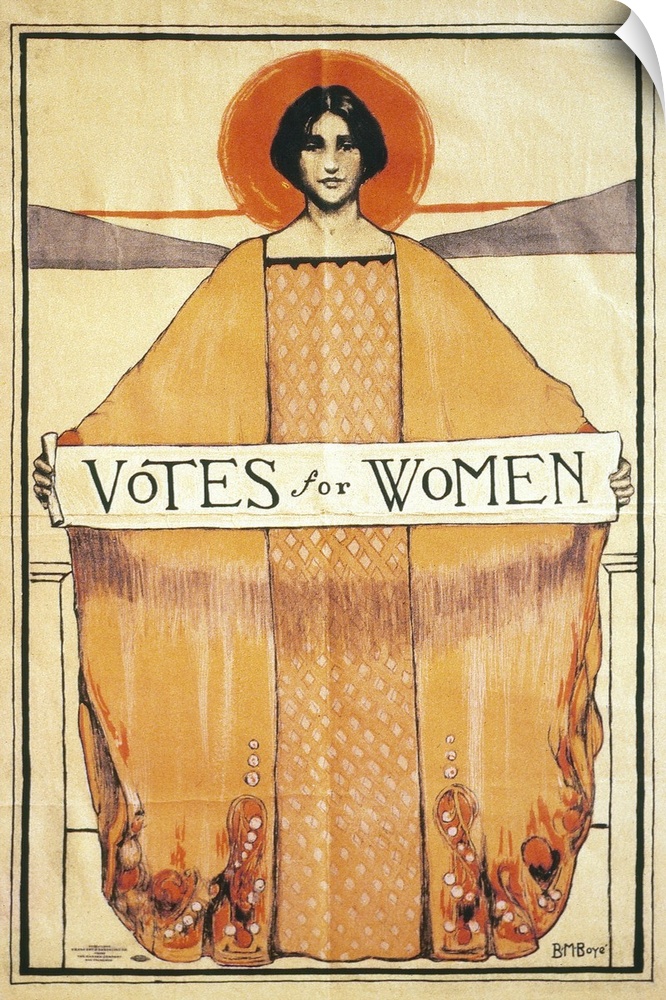 American women's suffrage poster, 1911.