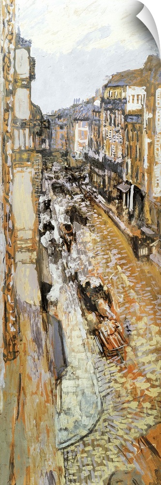 'Rue Lepic, Paris.' Tempera painting by Edouard Vuillard, 1908.