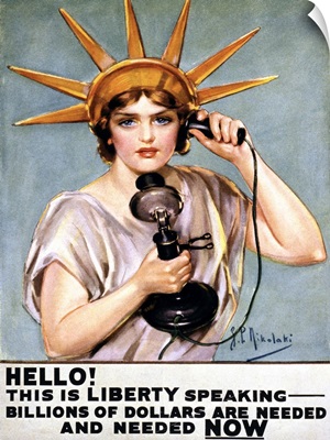War Poster, C.1918, American war poster