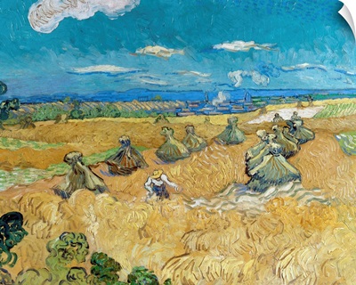 Wheat Fields With Reaper, 1888
