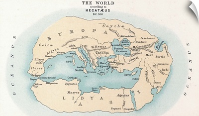 World Map, 500 BC