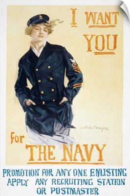 World War I: Navy Poster