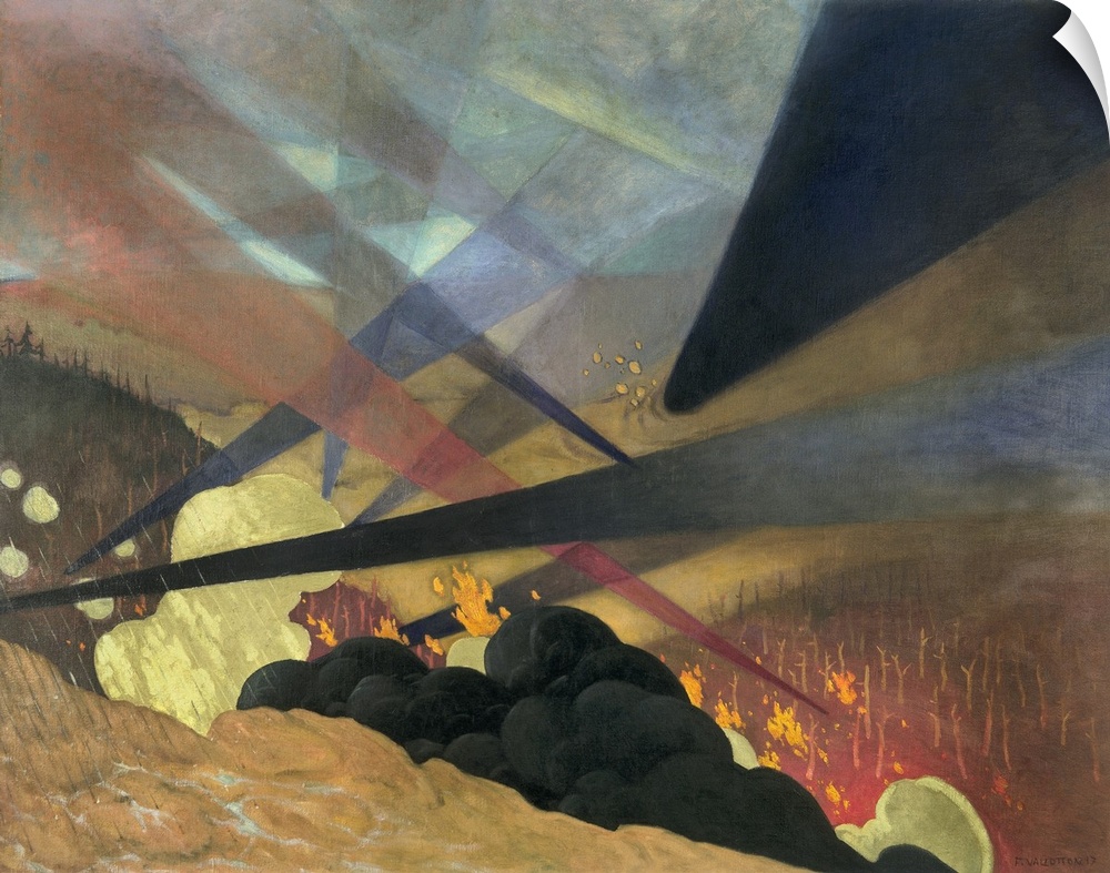 'Verdun.' Oil on canvas, 1917, by Felix Vallotton.