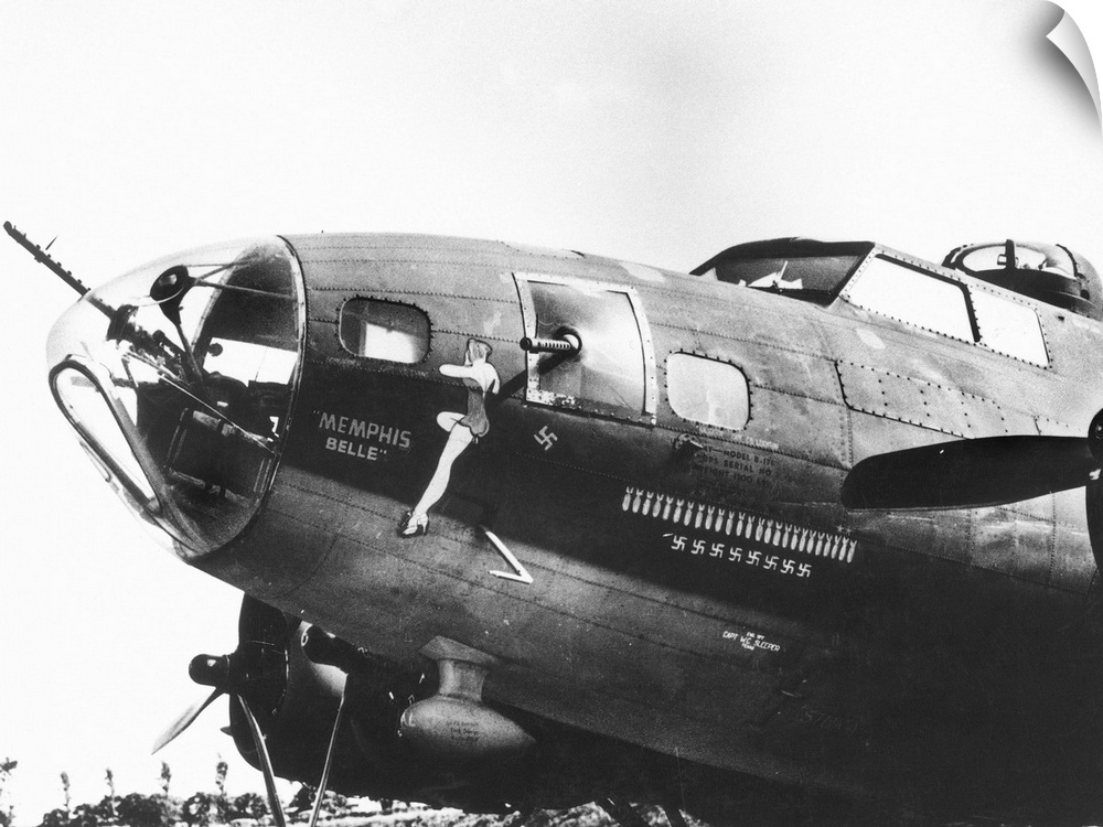 The B-17 'Memphis Belle', one of the most famous bombers of WWII.