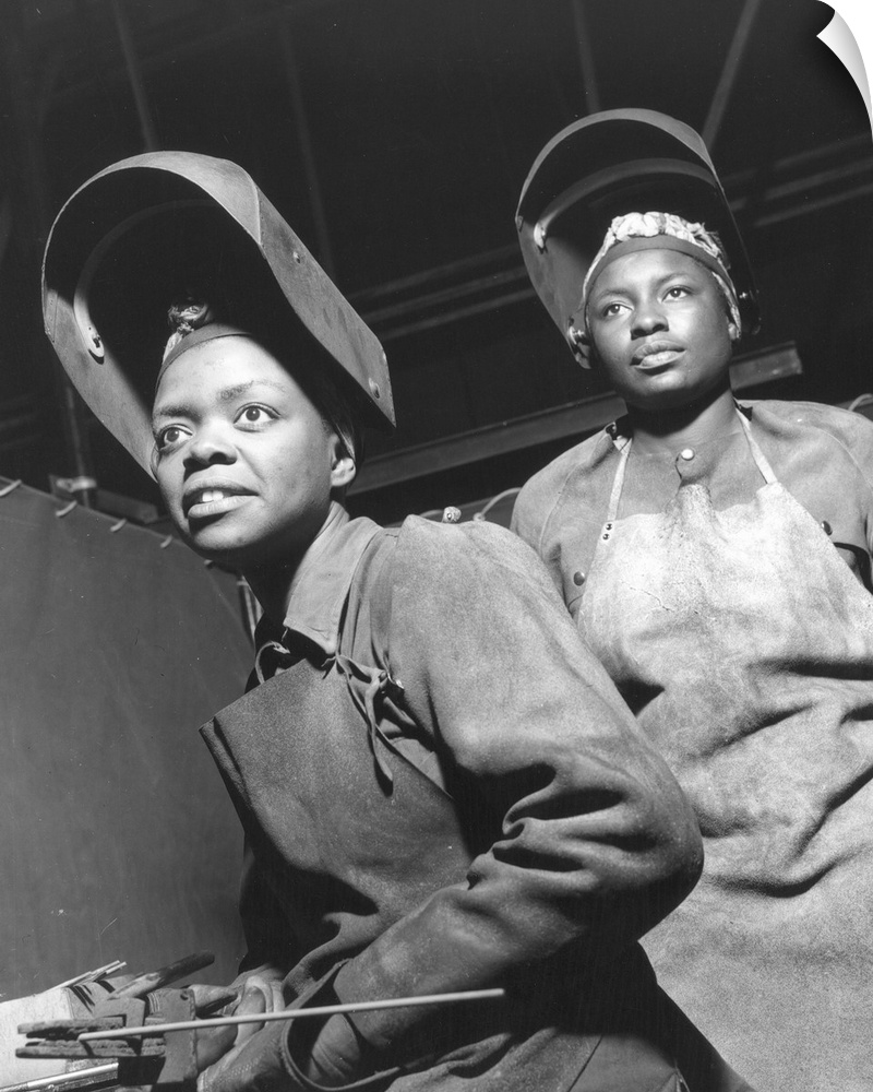 at the Landers, Frary and Clark Plant, New Britain, Connecticut. Photographed, 1943, by Gordon Parks.