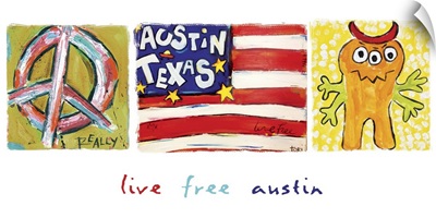 Live Free Austin Panorama