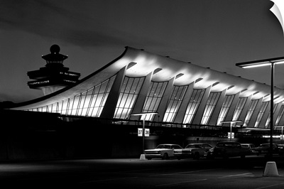 A building at Dulles International airport