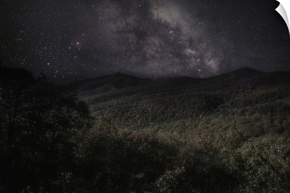 A night in the Shenandoah National Park, Virginia, USA