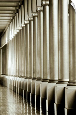 A row of columns