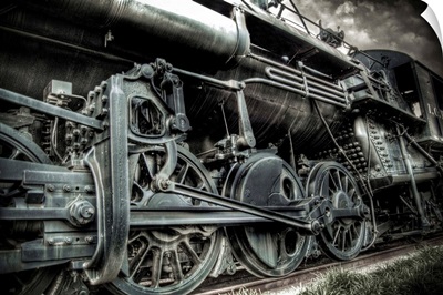 An old locomotive train
