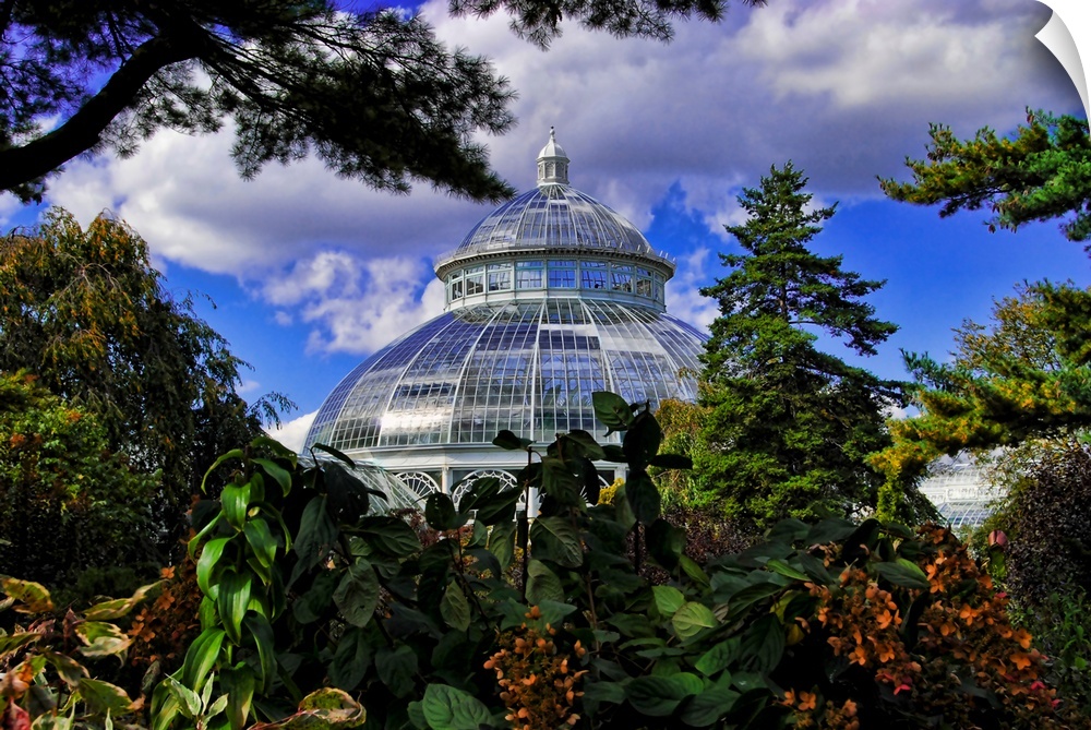 Haupt Conservatory in the Bronx Botanic Gardens, New York City.