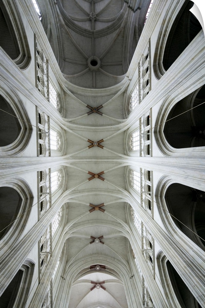 Ceiling of Saint Pierre Cathedral, Nantes, France