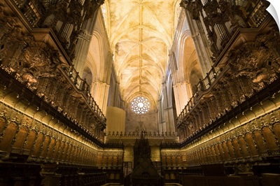 Choir of Seville's cathedral, Spain