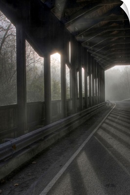 Corwin Nixon covered bridge in Corwin Ohio
