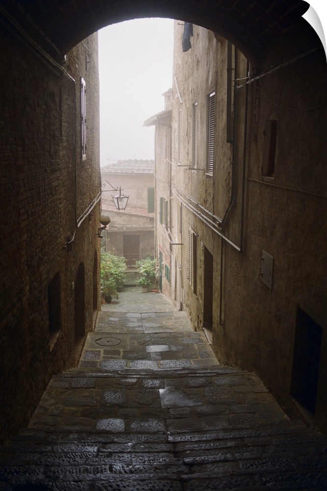Passageway in Sienna, Italy