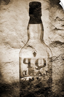 Digital composite of a whiskey bottle