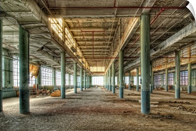 Disused factory interior