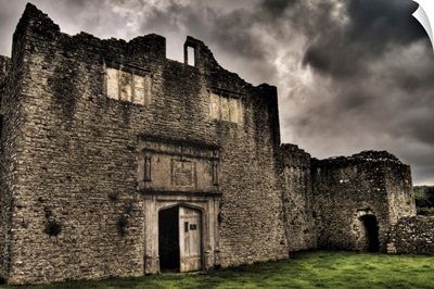 Dramatic photograph of Beaupre Castle