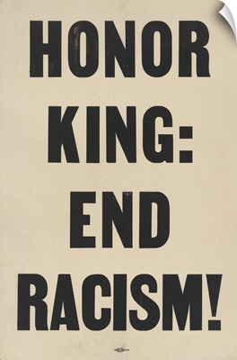 Honor King: End Racism