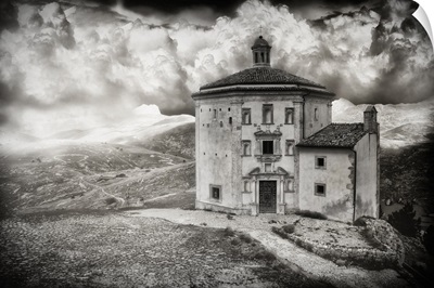 Near the fortress of Rocca Calscio, Italy